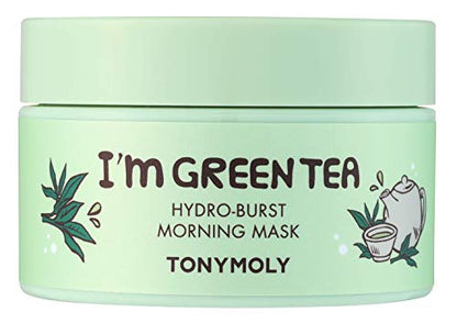 TONYMOLY I’m Green Tea Hydro Burst Mascarilla Hidratante de Gel – Refrescante para Piel Opaca y Cansada – Con Extractos de Té Verde, Bambú y Centella - imagen 2