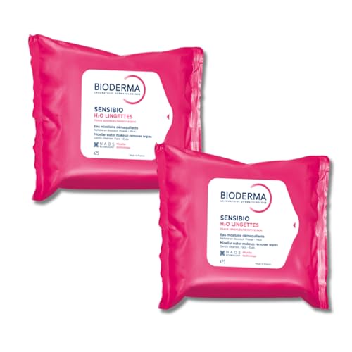 Toallitas Desmaquillantes Bioderma Sensibio H2O Biodegradables, Limpieza y Calma para Piel Sensible, 50 Piezas - imagen 1