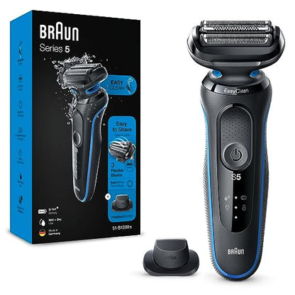 Afeitadora eléctrica recargable Braun Series 5 5018s para hombres, húmeda y seca, con recortadora de precisión - imagen 2