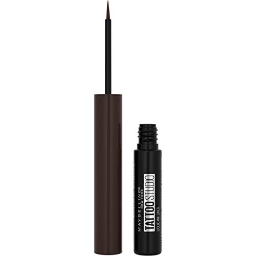 Eyeliner Líquido Maybelline TattooStudio de Larga Duración, Color Marrón Henna Oscuro, 1 Unidad - imagen 1