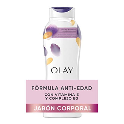 Gel de Ducha Olay Antienvejecimiento con Vitamina E, 364 ml - imagen 1