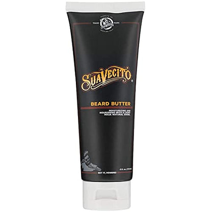 Suavecito Mantequilla para Barba 4 oz - Aroma Original - Hidrata, Nutre y Suaviza la Barba, Aporta Brillo Natural y Ligero Control Durante el Día - imagen 2