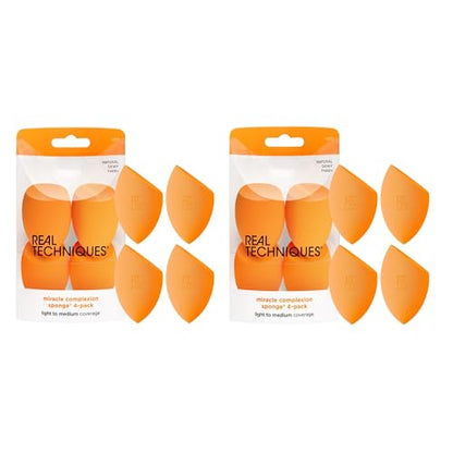 Esponja de Maquillaje Real Techniques Miracle Complexion, Esponja de Mezcla para Base, Cobertura Ligera a Media, Acabado Natural y Radiante, 8 - imagen 2