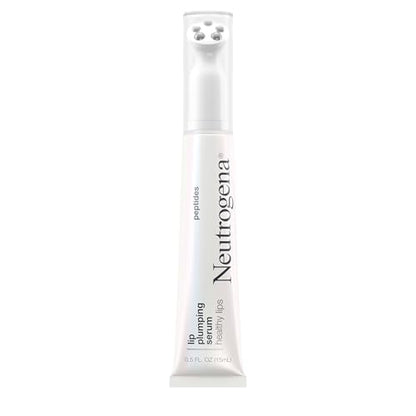 Suero Voluminizador Neutrogena Healthy Lips, Acondicionador Labial con Péptidos para Labios Visiblemente Más Llenos, 0.5 fl. oz - imagen 1