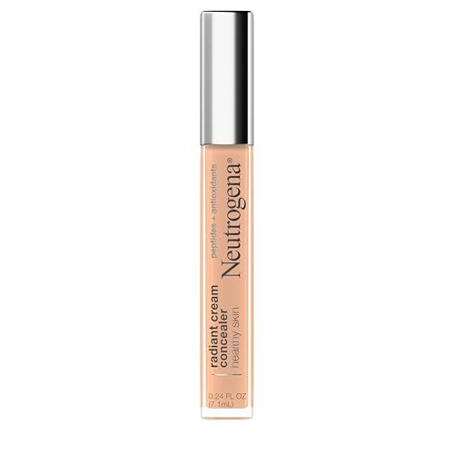 Corrector Iluminador Neutrogena Healthy Skin Radiant con Péptidos y Vitamina E, Corrector Ligero Perfecto, Brulee Light/Medium 01, 0.24 oz - imagen 1
