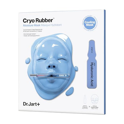 Mascarilla Facial Dr.Jart+ Cryo Rubber con Ácido Hialurónico Hidratante | Cuidado de la Piel Coreano | Tamaño de Viaje, 1 Paquete - imagen 1