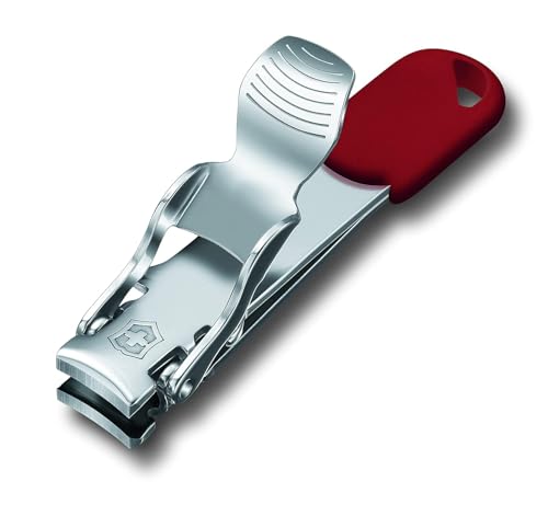 Cortauñas Unisex Victorinox de Acero Inoxidable con Agujero para Llavero, Color Rojo, Blister, Estándar - imagen 1