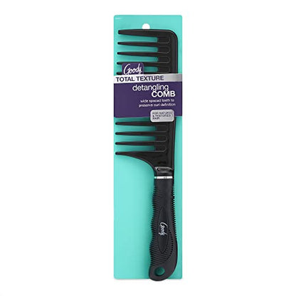 Peine Desenredante GOODY Total Texture con Mango, Dientes Anchos para Preservar la Definición de Rizos, Accesorios para el Cabello Sin Dolor para - imagen 3