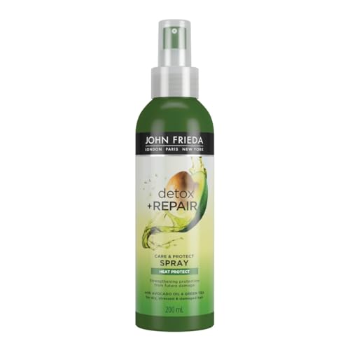 Spray John Frieda Detox y Reparación Cuidado & Protección, Spray para Peinar Cabello Seco y Enredado, 6.77 Onzas - imagen 3