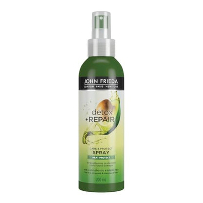 Spray John Frieda Detox y Reparación Cuidado & Protección, Spray para Peinar Cabello Seco y Enredado, 6.77 Onzas - imagen 3