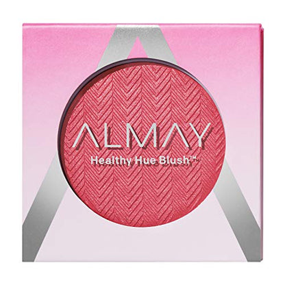 Blush Almay, Maquillaje Facial, Polvo de Alta Pigmentación, Tono Saludable, Hipoalergénico, 400 Wild Berry, 9 g - imagen 4