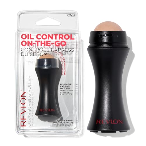 Rodillo Facial Revlon, Control de Piel Grasa para Maquillaje, Herramienta de Cuidado Facial Absorbente de Aceite, Reutilizable, Mini Masaje, 1 Cuenta - imagen 3