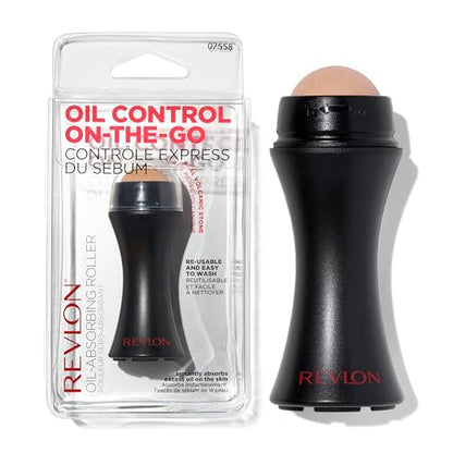 Rodillo Facial Revlon, Control de Piel Grasa para Maquillaje, Herramienta de Cuidado Facial Absorbente de Aceite, Reutilizable, Mini Masaje, 1 Cuenta - imagen 3