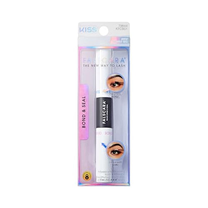 KISS Falscara Adhesivo y Sellador para Extensiones de Pestañas DIY con Biotina y Vitamina E – Adhesivo Fuerte y Suave para Uso Todo el Día con Wisps, - imagen 3