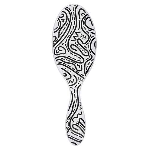 Cepillo Desenredante Wet Brush Original, Hipster Doodle - Con Cerda IntelliFlex Ultra Suave - Desenreda Fácilmente Todo Tipo de Cabello - Para - imagen 1