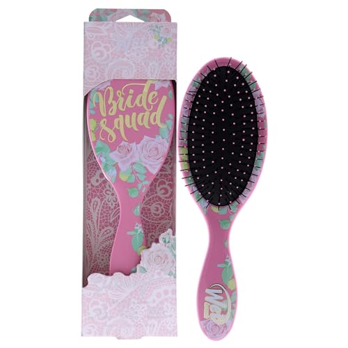 Wet Brush Original Detangler Cepillo para el Cabello - Bridal Squad - Para Todo Tipo de Cabello - Cerdas IntelliFlex Ultra Suaves que Deslizan sin - imagen 3