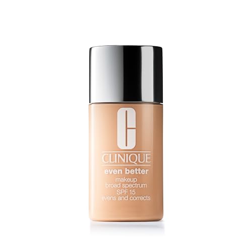 Base de Maquillaje Líquida Clinique Even Better SPF 15 con Vitamina C para Piel Seca y Mixta | Cobertura Media y Acabado Natural | Unifica el Tono de - imagen 1