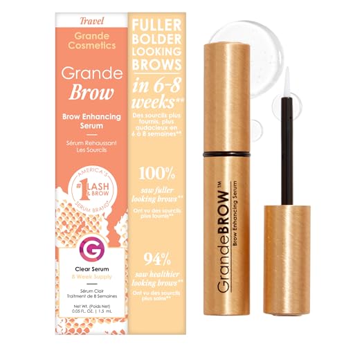 Suero para cejas GrandeBROW de Grande Cosmetics - Suero potenciador para cejas más llenas y audaces con vitaminas, péptidos y antioxidantes - - imagen 1