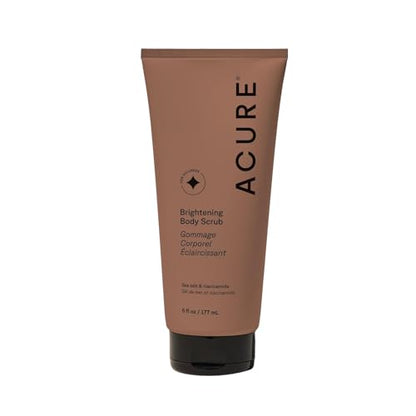 Exfoliante Corporal Acure Brightening - Scrub Exfoliante con Sal Marina, Arcilla y Niacinamida para Hombres y Mujeres - 6 fl oz - imagen 3