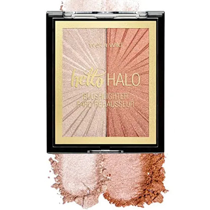 Wet n Wild MegaGlo Blushlighter, Set de Rubor y Iluminador, Acabado Metálico Brillante, Efecto Destello - imagen 1