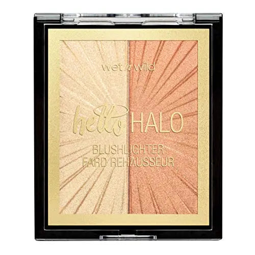 wet n wild MegaGlo Blushlighter, Set de Rubor y Iluminador Mezclable, Acabado Metálico Brillante, I Met Someone - imagen 2