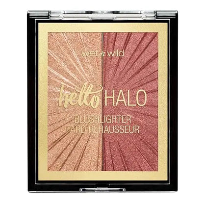 Wet n Wild MegaGlo Blushlighter, Set de Rubor y Iluminador, Acabado Metálico Brillante, Flash Me - imagen 1