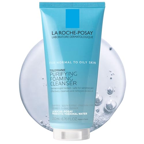 La Roche-Posay Toleriane Limpiador Facial Espumoso Purificante, Jabón Libre, 200ml, Limpieza de Poros, Niacinamida y Ceramidas, Para Piel Sensible - imagen 2