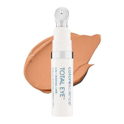 Colorescience Total Eye Terapia Renovadora 3 en 1 Antienvejecimiento para Arrugas y Ojeras, SPF 35, Tono Bronceado - imagen 1