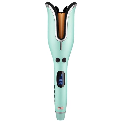 CHI Spin N Curl 1″ Ceramic Rotating Curling Iron, Mint Green, Adjustable Preset Heat Settings for All Hair Types, Salon-Quality Curls & Waves, Auto Sh - imagen 1