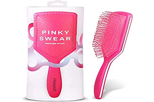Cepillo de Pelo Paddle FRAMAR para Mujeres – Cepillo Húmedo para Cabello Grueso, Cepillo Desenredante Rosa – Reduce la Rotura - imagen 3