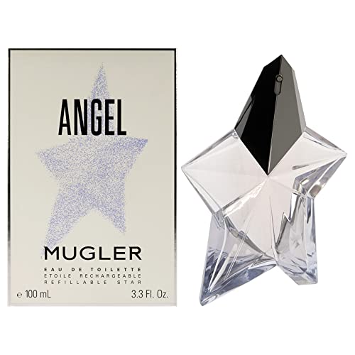 Mugler Angel - Eau de Toilette para Mujer - Perfume Floral y Amaderado - Con Peonía, Praliné y Acorde de Madera - Fragancia Duradera - 3.3 Fl Oz - imagen 3