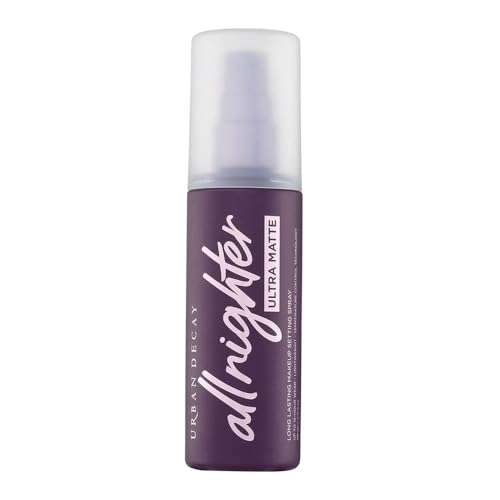 Urban Decay All Nighter Spray Fijador de Maquillaje Ultra Mate (Tamaño Completo), Resistente a Transferencias, Duración de 16 Horas, con Arcilla - imagen 3