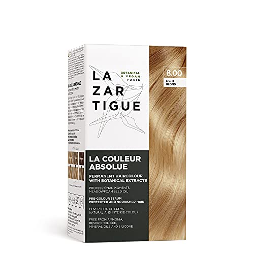 Lazartigue La Couleur Absolue, Kit de Coloración Permanente con Extractos Botánicos, Rubio Claro, Vegano, Libre de Crueldad, Sin Amoníaco - imagen 1