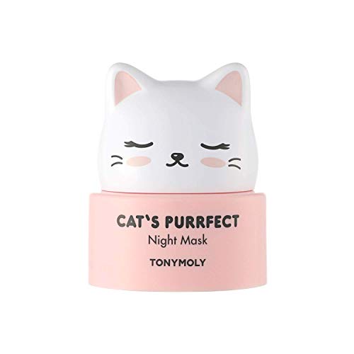 Mascarilla Facial Hidratante de Noche TONYMOLY Cat’s Purrfect – Mascarilla con Colágeno y Extractos Botánicos – Cuidado de la Piel Coreano, 50g - imagen 3