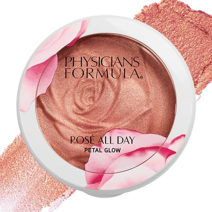 Physicians Formula Rosé All Day Iluminador en Polvo para el Rostro, Rubor Petal Glow, Rosa Brillante, Dermatológicamente y Clínicamente Probado - imagen 2