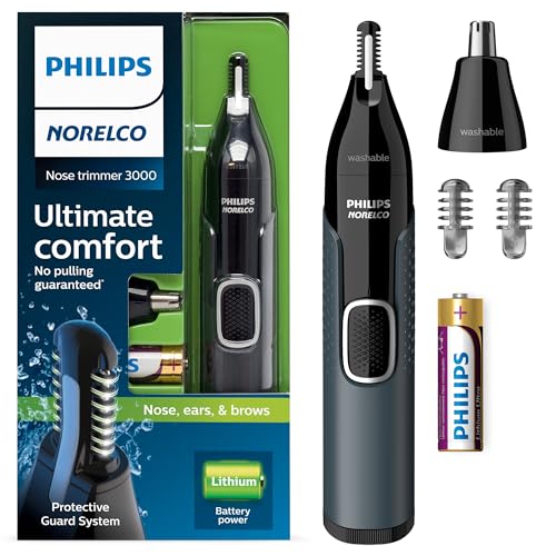 Philips Norelco Cortador de Nariz 3000, para Nariz, Oídos y Cejas, NT3600/42 - imagen 3