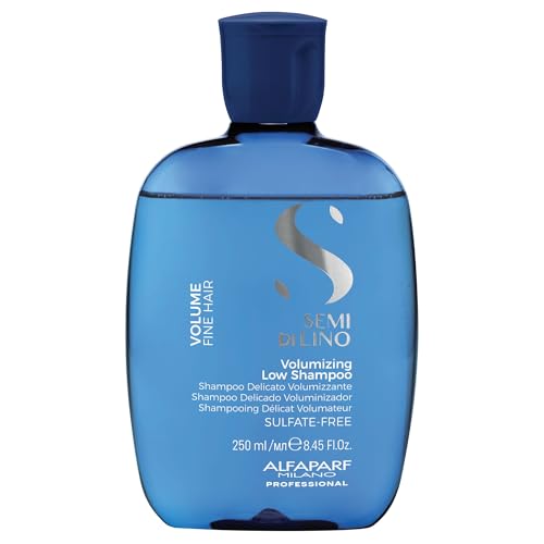 Champú Alfaparf Milano Semi Di Lino Volume para Cabello Fino – Antifrizz, Aumenta Volumen y Cuerpo - Sin Sulfatos, Calidad Profesional (8.45 oz) - imagen 1