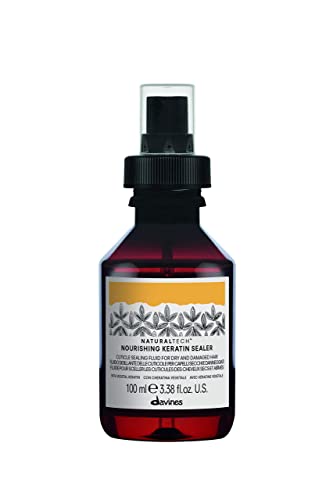 Davines Naturaltech Nourishing Keratin Sealer, Hidratante y Reestructurante para Cabello Seco y Dañado - Con Queratina Vegetal - Tamaño de Viaje, - imagen 3