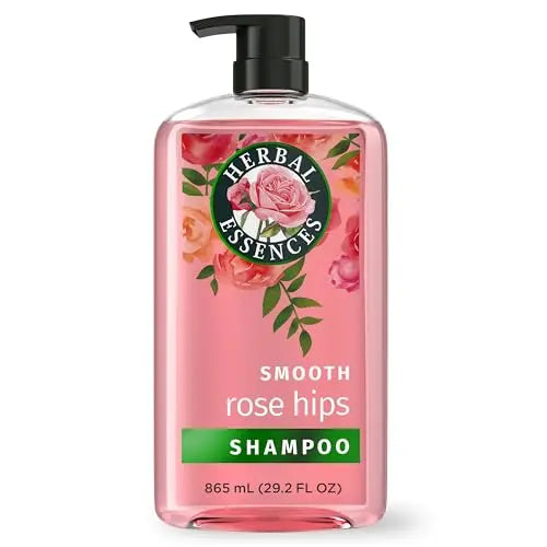 Champú Herbal Essences, Rosa Mosqueta - Colección Suave, Brillo con Vitamina E y Jojoba, Seguro para Cabello Teñido, Aroma Floral, Cruelty-Free, 29.2 - imagen 1