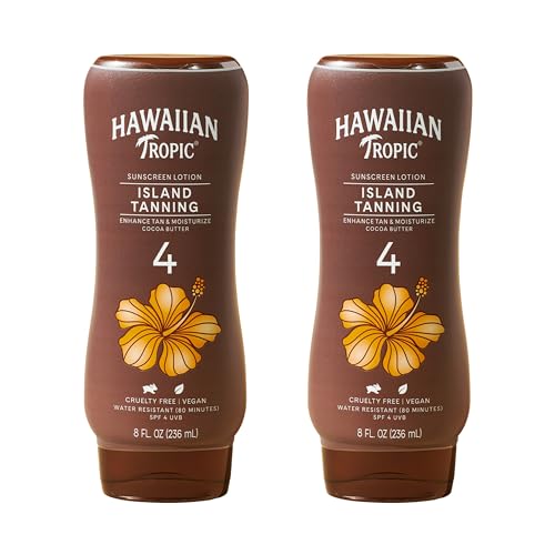 Loción Bronceadora Hawaiian Tropic Island, SPF 4, Paquete Doble - imagen 2