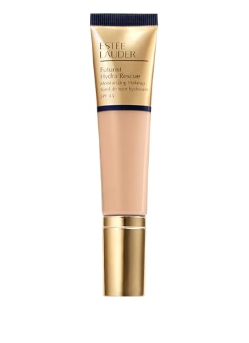 Base de Maquillaje Hidratante Estée Lauder Futurist Hydra Rescue SPF 45, Brillo de 12 Horas, 1.2 Fl Oz, 3N1 Beige Marfil - imagen 1