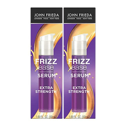 Sérum para el cabello John Frieda Frizz Ease Extra Strength, suaviza instantáneamente, hidratación y control del frizz, para cabello grueso y áspero, - imagen 4