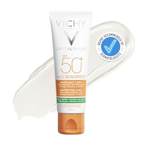 Protector Solar Facial Vichy Capital Soleil Matificante y Corrector 3 en 1 SPF50+ 50ml - imagen 2