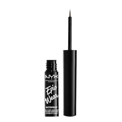 NYX PROFESSIONAL MAKEUP Epic Wear Liner Líquido, Delineador Waterproof de Larga Duración - Marrón - imagen 2