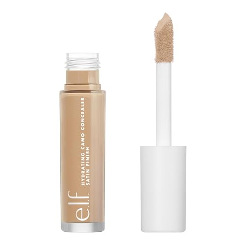e.l.f. Corrector Hidratante Camo, Cubre Imperfecciones y Ojeras, Cobertura Completa, Acabado Satinado, Vegano y Libre de Crueldad, Dorado Medio - imagen 4