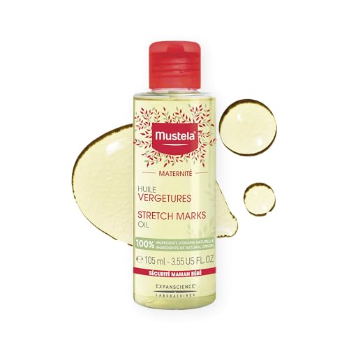 Aceite para Estrías de Embarazo Mustela - Aceite de Masaje para Barriga con Vitamina E, Aguacate, Maracuyá y Aceite de Girasol - EWG Verificado y Sin - imagen 4