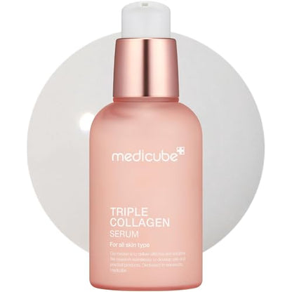 Serum Medicube Triple Collagen 1.85 fl.oz - Nutre la piel opaca con Complejo de Triple Colágeno - Serum ligero con Niacinamida y Ácido Hialurónico - - imagen 1