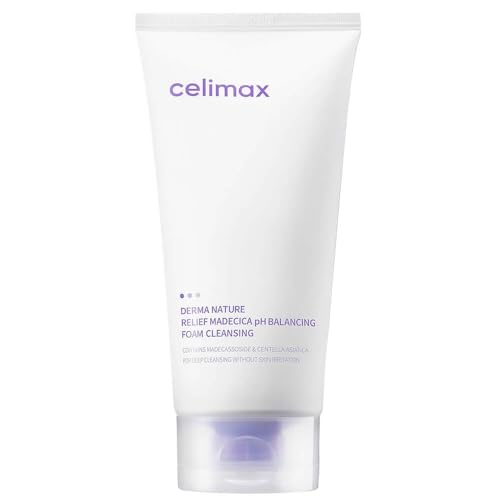 Celimax Derma Nature Relief Madecica Espuma Limpiadora Equilibrante pH | Limpiador Facial Hidratante y Calmante, 150ml - imagen 1