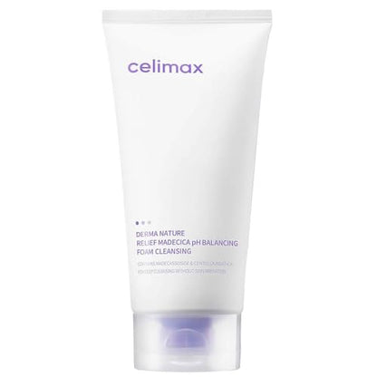 Celimax Derma Nature Relief Madecica Espuma Limpiadora Equilibrante pH | Limpiador Facial Hidratante y Calmante, 150ml - imagen 3