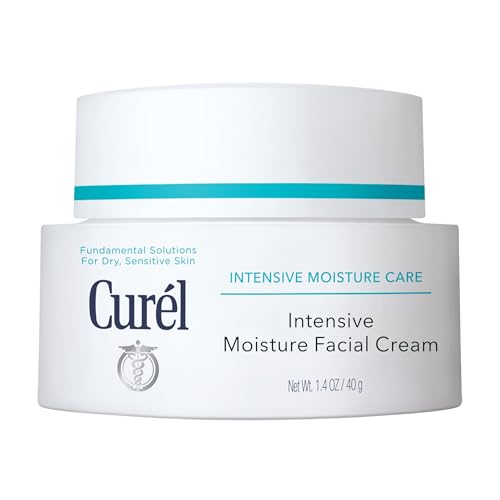 Crema Hidratante Intensiva para el Rostro Curel, Loción Facial Hidratante para Piel Seca a Muy Seca Sensible, Antienvejecimiento, Sin Fragancia, 1.4 - imagen 3